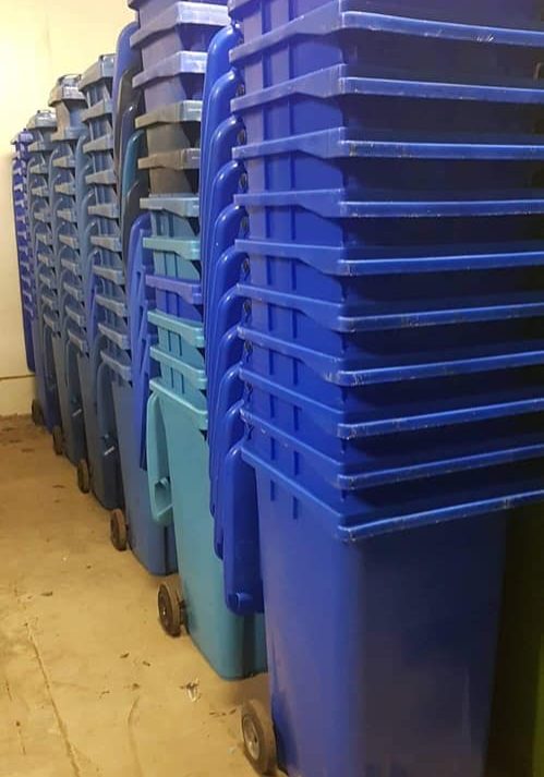 148158394_485354896192949_6318097734736371514_n Stacked blue wheelie bins